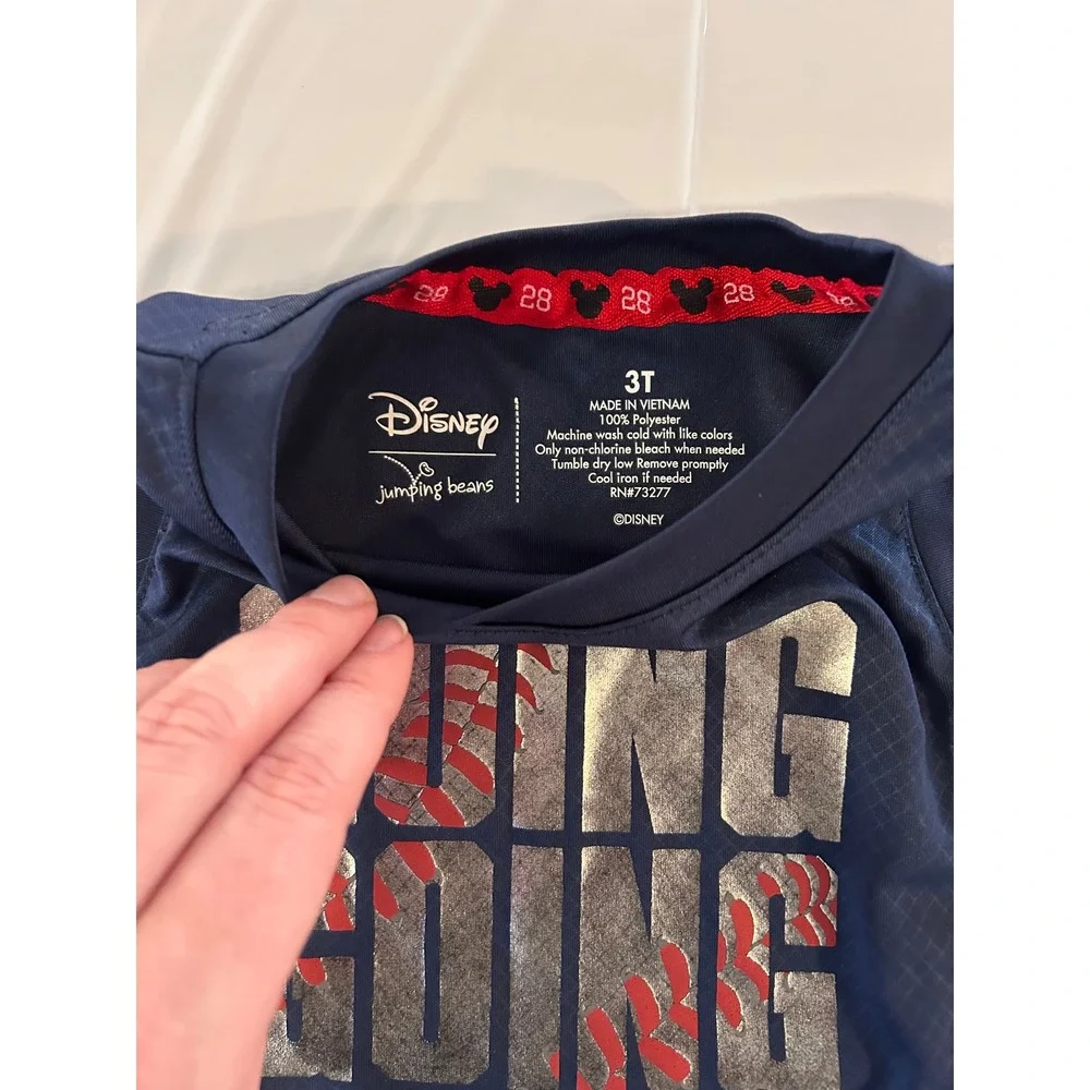 Disney Jumping Beans Mickey Mouse Baseball Tank and Shorts Set Navy Blue 3T